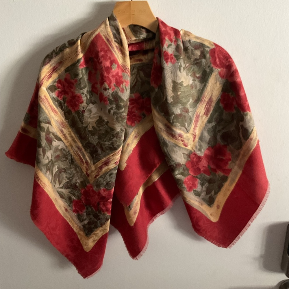 Vintage square scarf